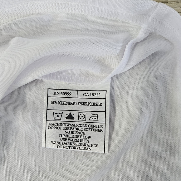 NWOT Antigua Women's Golf Shirt, Small, White - Picture 5 of 8